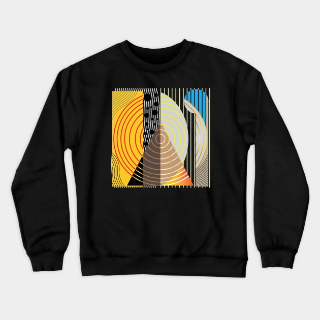 Beautiful Geometric Minimalist Abstract Crewneck Sweatshirt by ArticArtac